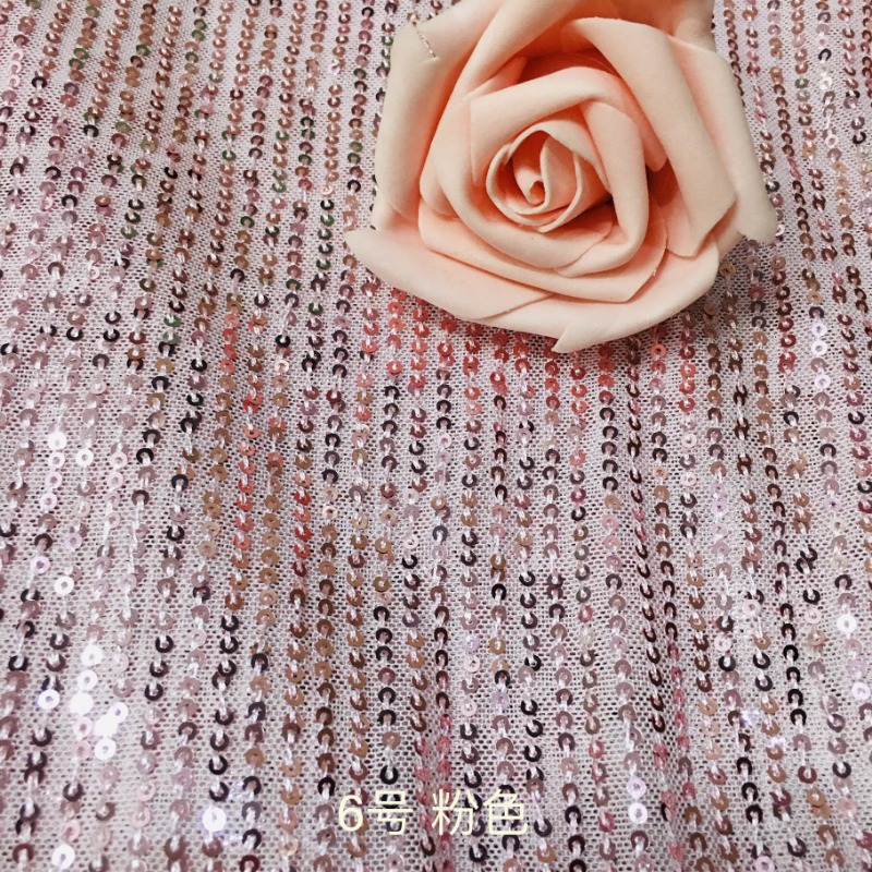3mm Elastic Mesh Sequins Shinn - Crystal Mesh Fabric ulasan dan harga