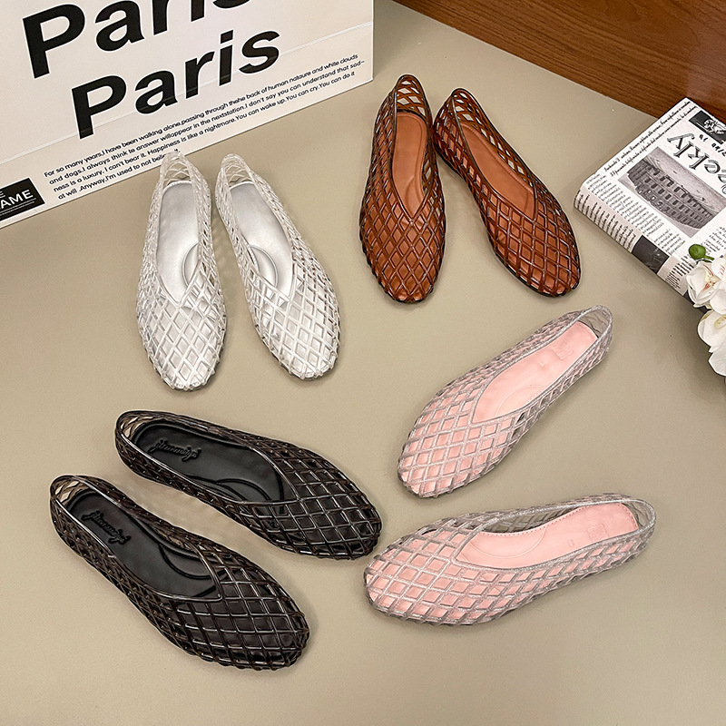 omens Summer Flat Jelly Sandal - Crystal Mesh Fabric ulasan dan harga