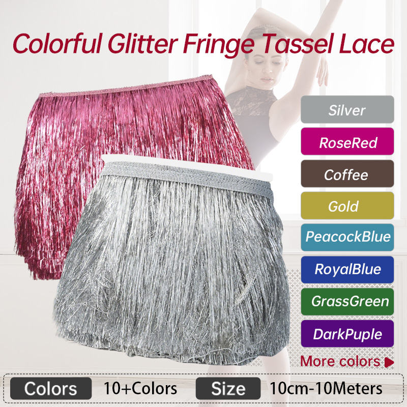 5/10Meters 10/15/20cm Sequin T - Fringe Ribbon Sewing ulasan dan harga