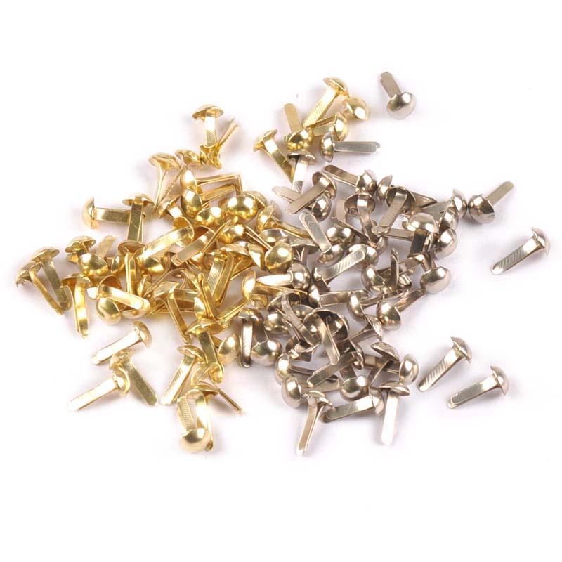 100PCs mixed Silver/golden Rou - Embellishments For Scrapbooking ulasan dan harga