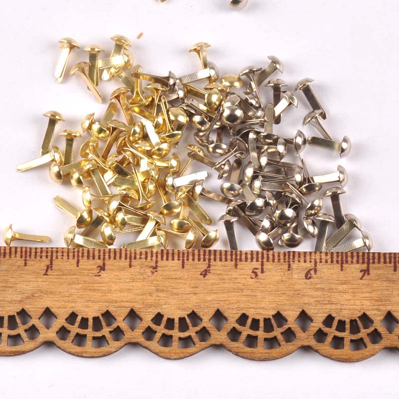 100PCs mixed Silver/golden Rou - Embellishments For Scrapbooking ulasan dan harga