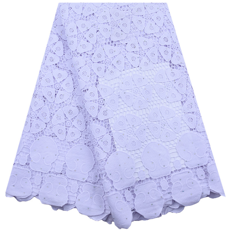 African Guipure Lace Fabric Wi - Crystal Mesh Fabric ulasan dan harga