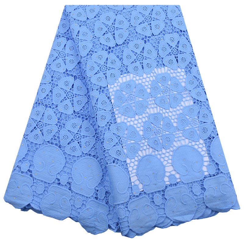 African Guipure Lace Fabric Wi - Crystal Mesh Fabric ulasan dan harga