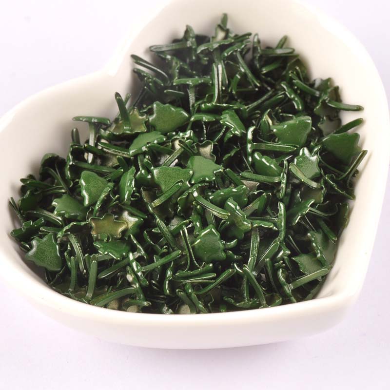 50pcs Mini Christmas Tree Brad - Embellishments For Scrapbooking ulasan dan harga