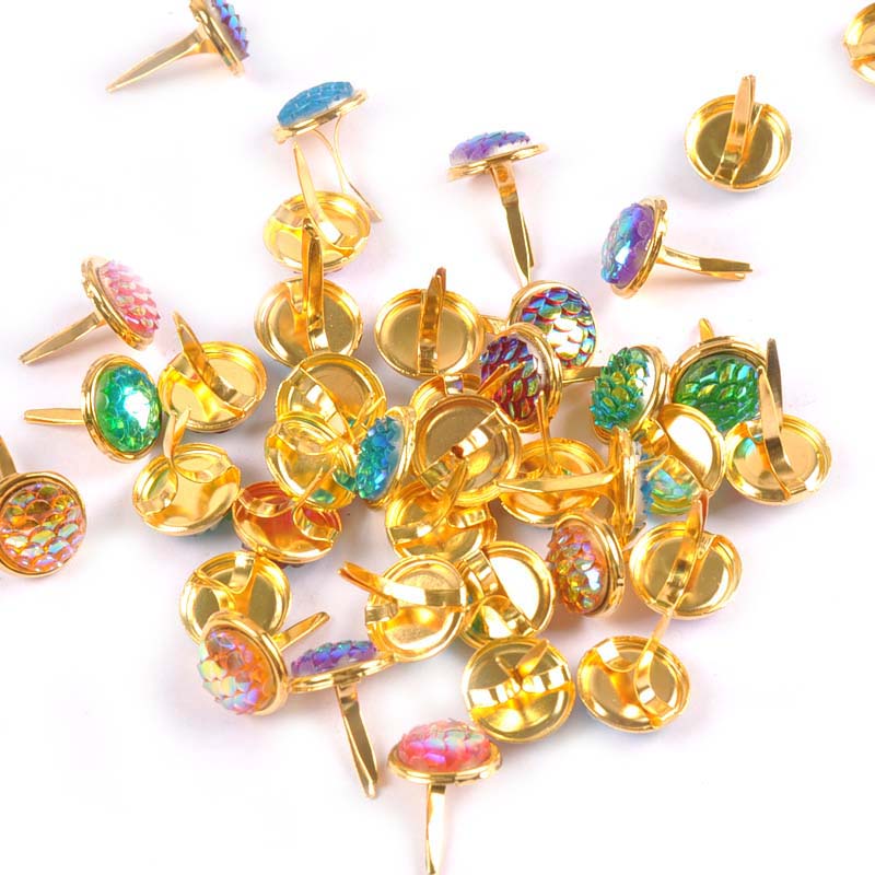 13x13mm 20Pcs Mix Squama Patte - Embellishments For Scrapbooking ulasan dan harga