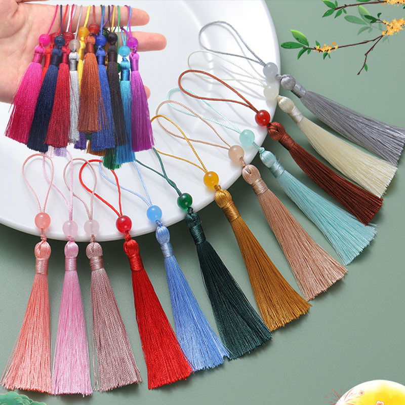 5-100Pcs Bookmark Beaded Tasse - Beaded Trim Fringe ulasan dan harga