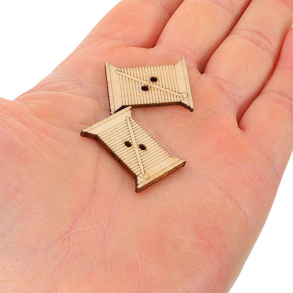 100Pcs Wooden Embroidery Floss - Embroidery Craft ulasan dan harga