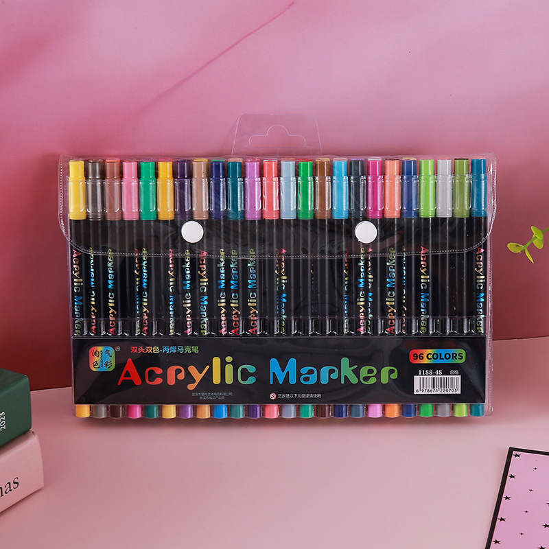 24‑120 Colors Dual‑Tip Acrylic - Copic Marker Classic ulasan dan harga