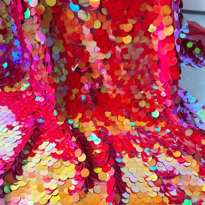 Encrypted Crystal Sequin Fabri - Crystal Mesh Fabric ulasan dan harga