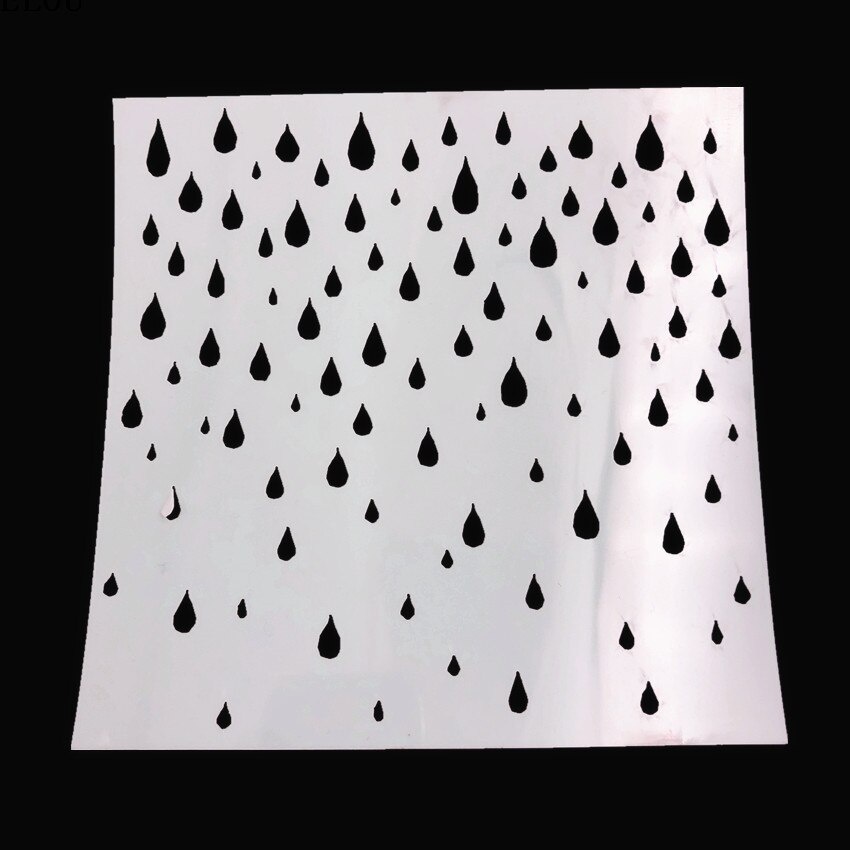 15*15 Raindrops Scrapbook Sten - Embellishments For Scrapbooking ulasan dan harga