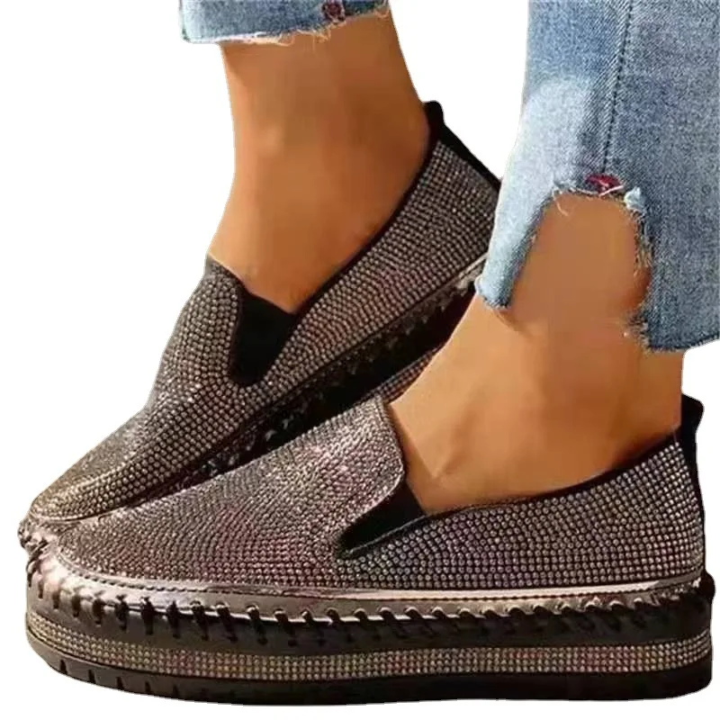 Women Flats Rhinestone Bling S - Sew On Rhinestone ulasan dan harga