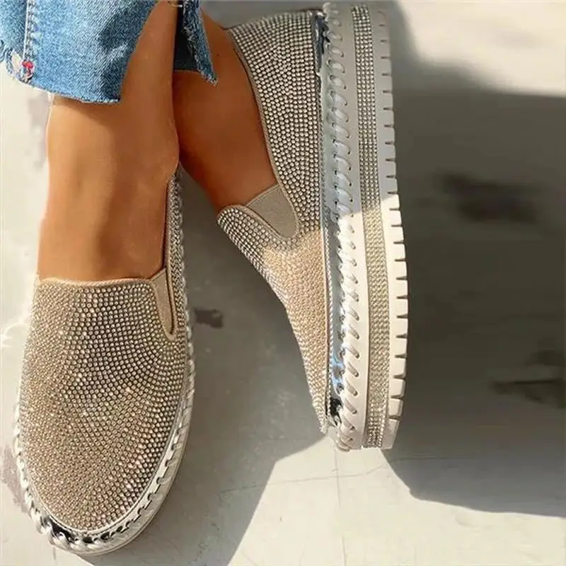 Women Flats Rhinestone Bling S - Sew On Rhinestone ulasan dan harga