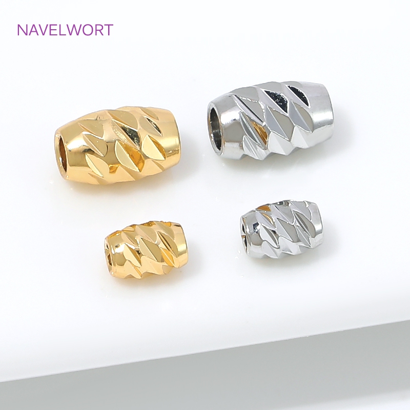 Brass 4/6mm Stripe Spacer Bead - Embroidery Craft ulasan dan harga