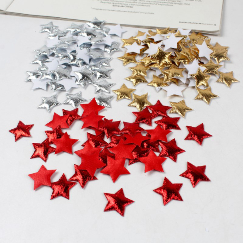 100Pcs Gold/Silver Stars For C - Embellishments For Scrapbooking ulasan dan harga